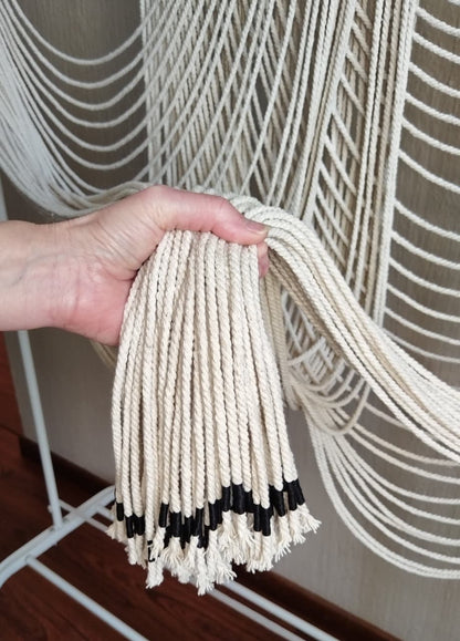 Two tone overlapping wall hanging